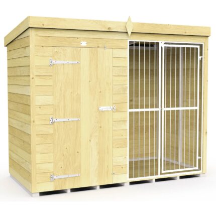 Total Sheds (8x4) Dog Kennel And Run (Full Height With Bars)
