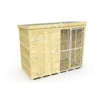 Total Sheds (8x4) Dog Kennel And Run (Full Height With Bars)