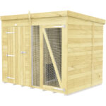 Total Sheds (8x6) Dog Kennel And Run (Full Height)