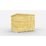 Total Sheds (8x7) Pressure Treated Pent Shed