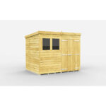 Total Sheds (8x7) Pressure Treated Pent Shed