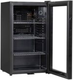Dellonda Baridi 85L Under Counter Drinks/Beer & Wine Cooler Fridge with Light, Black - DH13 - Image 5