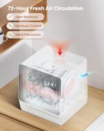 HAVA 2025 NEW Upgraded Table Top Dishwasher with Water Softener and Enhanced Energy Efficiency, Portable Dishwasher with 8 Wash Programs, Child Lock & Delayed Start Function, No Installation Needed - Image 8