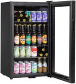 Dellonda Baridi 85L Under Counter Drinks/Beer & Wine Cooler Fridge with Light, Black - DH13 - Image 9