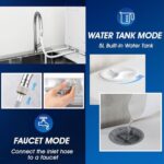 AIRMSEN Mini Table Top Dishwasher - Upgraded 6 Programs Portable Countertop Dishwasher No Plumbing with 2 Water Supply Modes for Kitchen Apartment Outdoor - with Baby Care Mode - Image 4