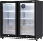Baridi Back Bar Drinks Fridge with Hinged Double Door, 190L Capacity - DH272 - Image 4