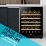 54 Bottle Wine Cellar Fridge with Digital Touch Screen Controls, 135L Capacity Cooler Cabinet, Black - DH78 - Image 8