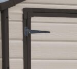 Keter Manor Outdoor Apex Double Door Garden Storage Shed 6 x 8ft Beige Brown Wood effect | Fade Free | All Weather Resistant | Safe and Secure | Zero Maintenance | 15 year Warranty - Image 6