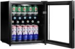Cave50 Mini Fridge 50L with Glass Door – Quiet Drinks Fridge with LED Light | Compact Cooler for Bedrooms, Gaming Rooms, Man Caves, Offices & Home Bars – Energy Efficient - Image 4