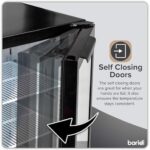 Baridi Back Bar Drinks Fridge with Hinged Double Door, 190L Capacity - DH272 - Image 10