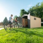 Garden Storage Shed, 7 x 12 ft (213 x 366 cm), High-Density Polyethylene (HDPE), Steel-Reinforced Apex Roof - Image 11