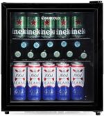 Cave50 Mini Fridge 50L with Glass Door – Quiet Drinks Fridge with LED Light | Compact Cooler for Bedrooms, Gaming Rooms, Man Caves, Offices & Home Bars – Energy Efficient - Image 8