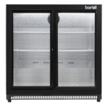 Baridi Back Bar Drinks Fridge with Hinged Double Door, 190L Capacity - DH272 - Image 3