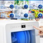 Duronic Table Top Dishwasher DW5 WE 950W Compact Tabletop Dish Washer Mini 5L Dishwashers with 8 Wash Cycles Electric Countertop Cleaner for Quick Eco Cleaning Plates Glass...